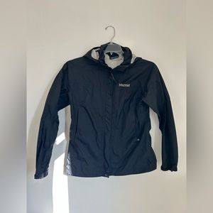 Marmot black rain jacket size small. Rain coat